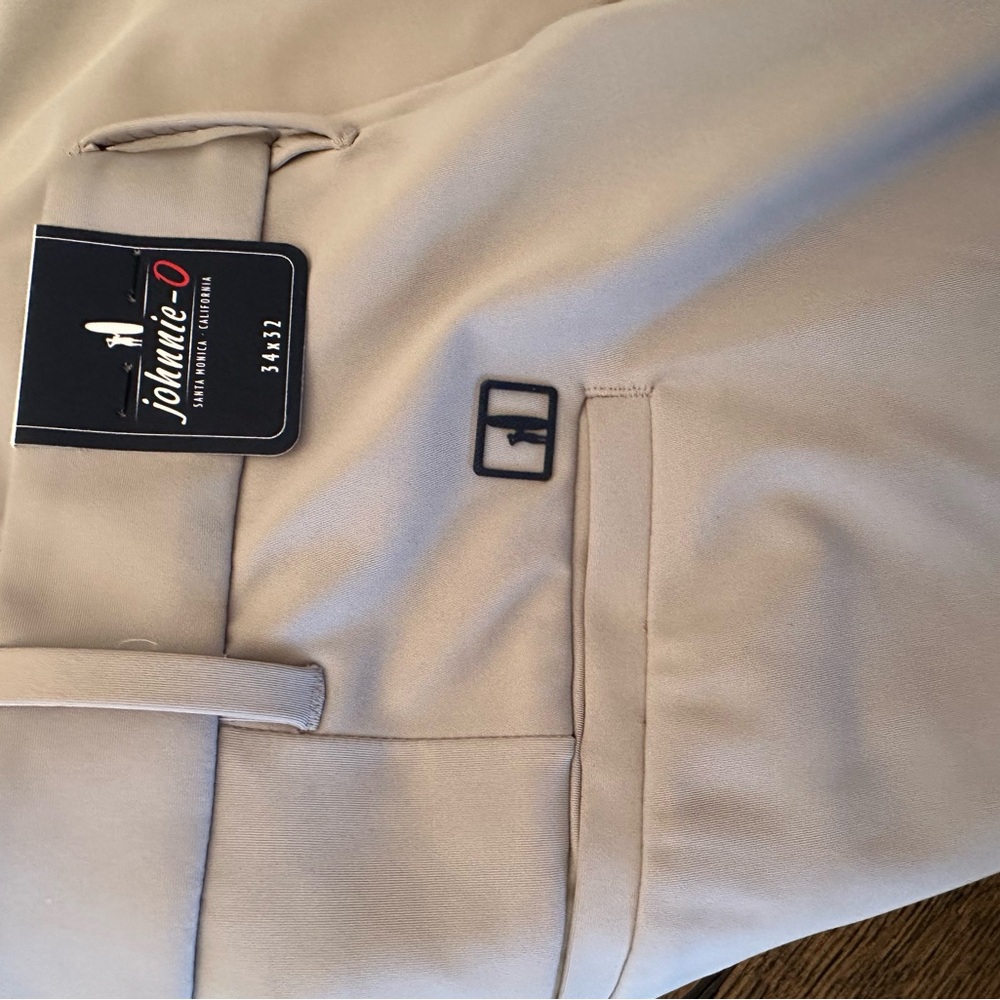 Johnnie-O Momentum Light Grey Slacks NWT - Picture 3 of 7